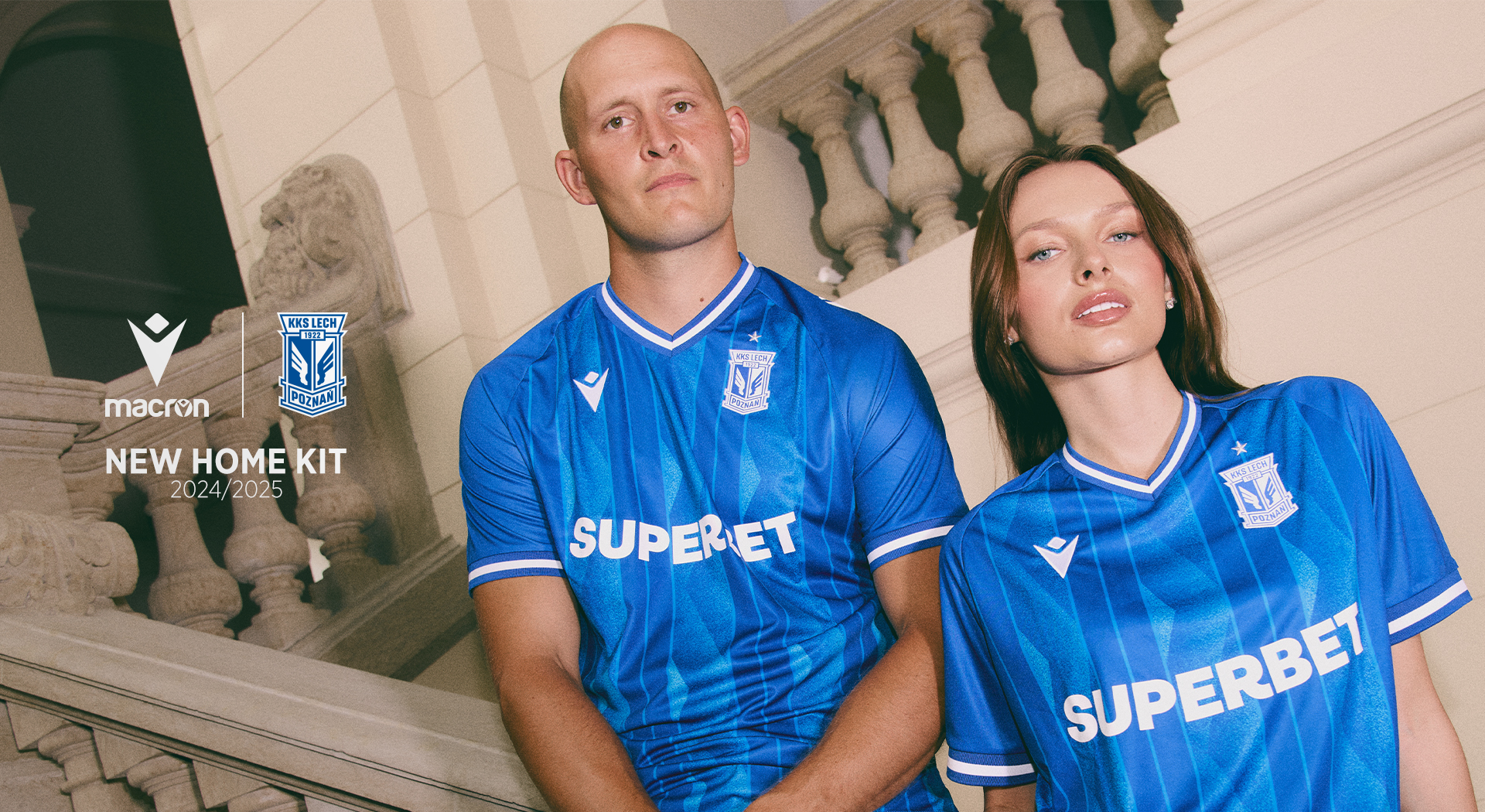 Lech Poznan and Macron have unveiled the new Home Kit for the 2024-25 season